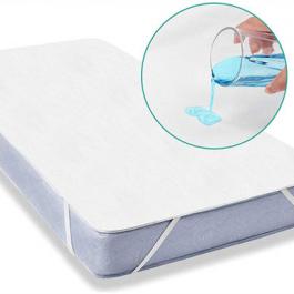 Waterproof terry mattress protector