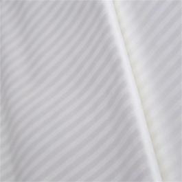 Hotel linen fabric cotton 300TC 0.5cm sateen stripe