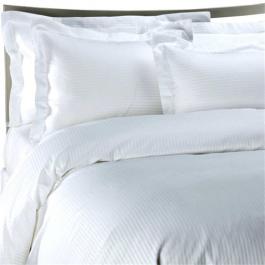 Hotel bedding set 100% cotton 300 thread count sateen stripe 1cm 