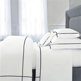 Embroidered hotel quilt cover set pure cotton 400thread count 