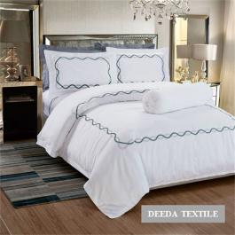 Luxury embroidered design 5 star hotel bedding collections