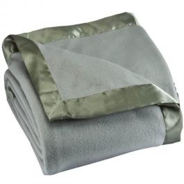 microfleece hotel blankets cover light green color